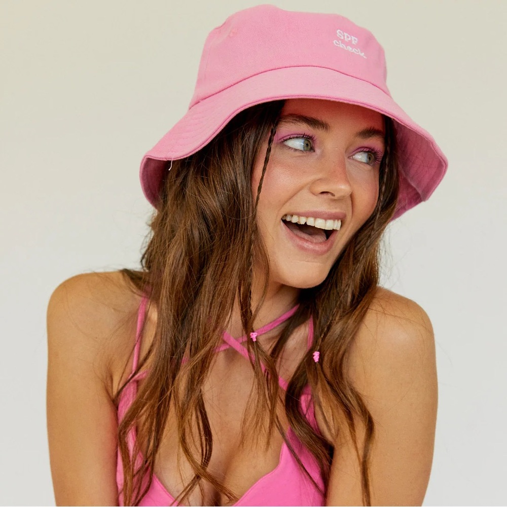 UPF 50+ SPF Check Hat